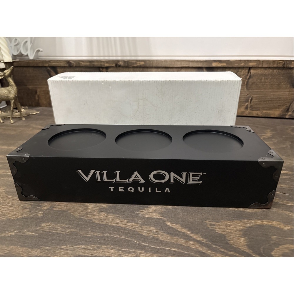 Villa One Tequila Wooden Display "Bottle Glorifier" 14.5"